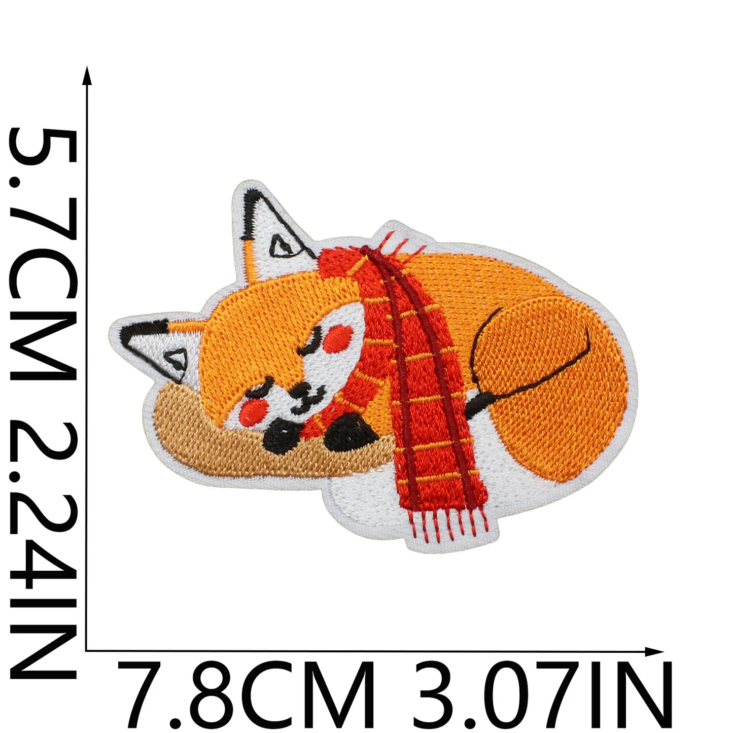 Autumn Themed Embroidered Iron-On Patches