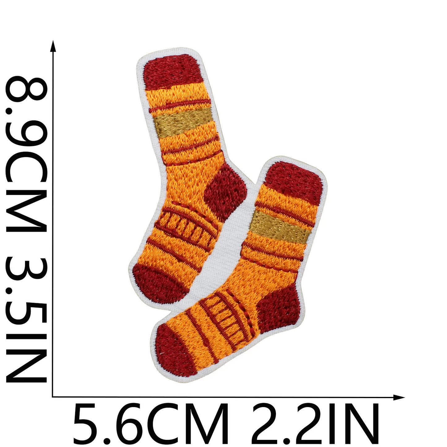 Autumn Themed Embroidered Iron-On Patches