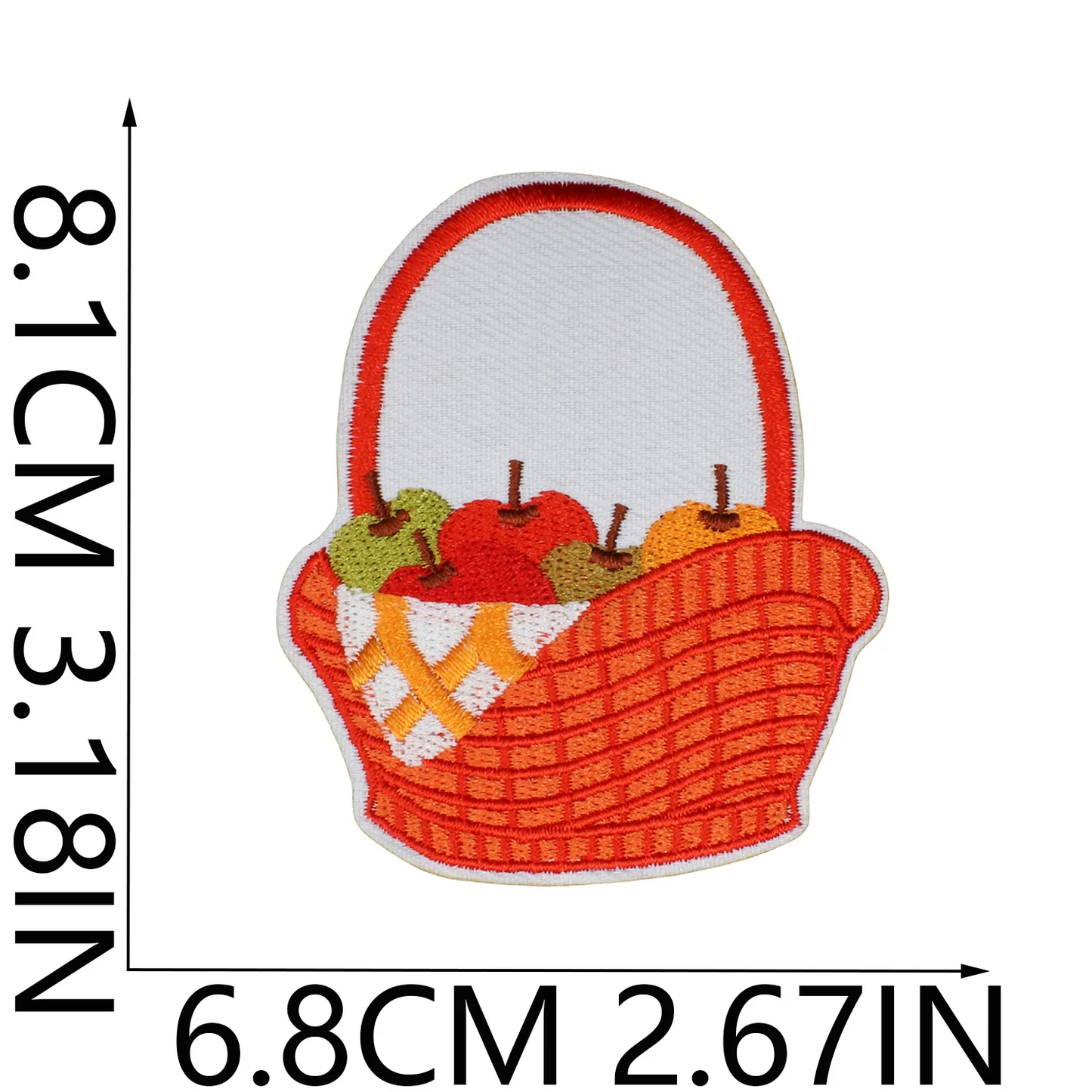 Autumn Themed Embroidered Iron-On Patches