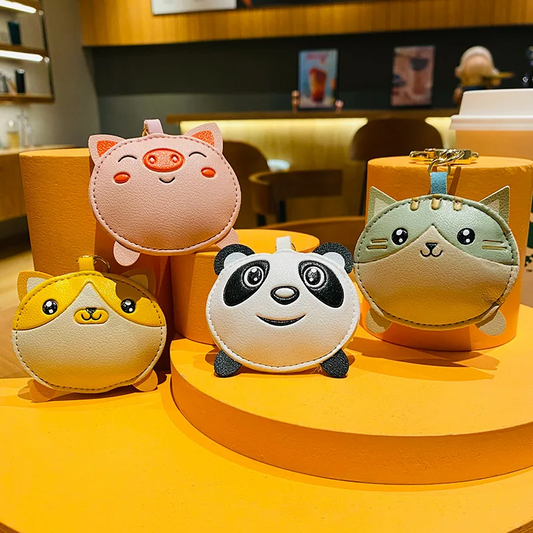 Puffy Animal Face Keychain (4 Designs)