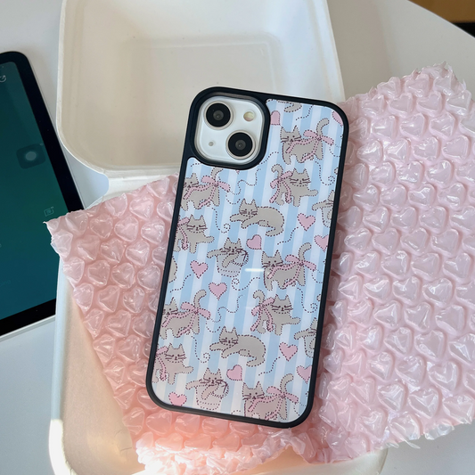 Coquette Cats iPhone Case