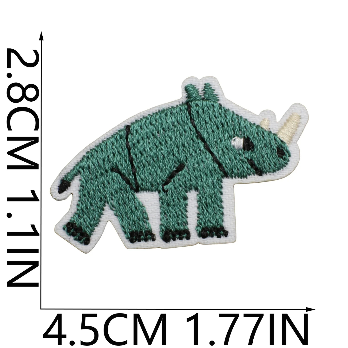 Animal Jungle Embroidered Iron-On Patch