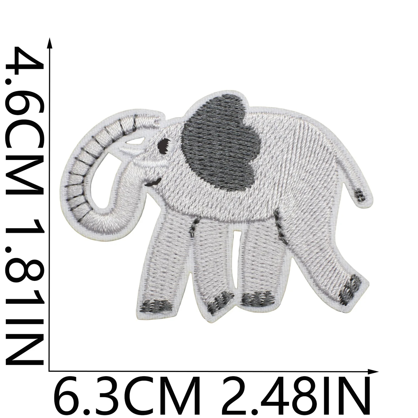 Animal Jungle Embroidered Iron-On Patch