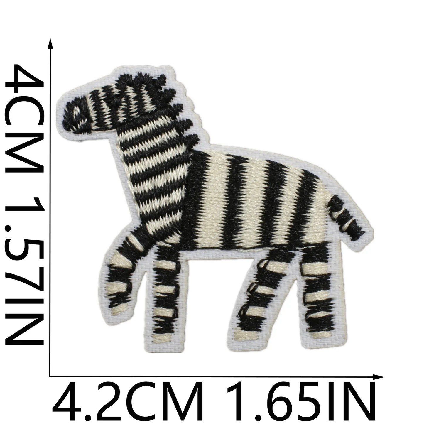 Animal Jungle Embroidered Iron-On Patch