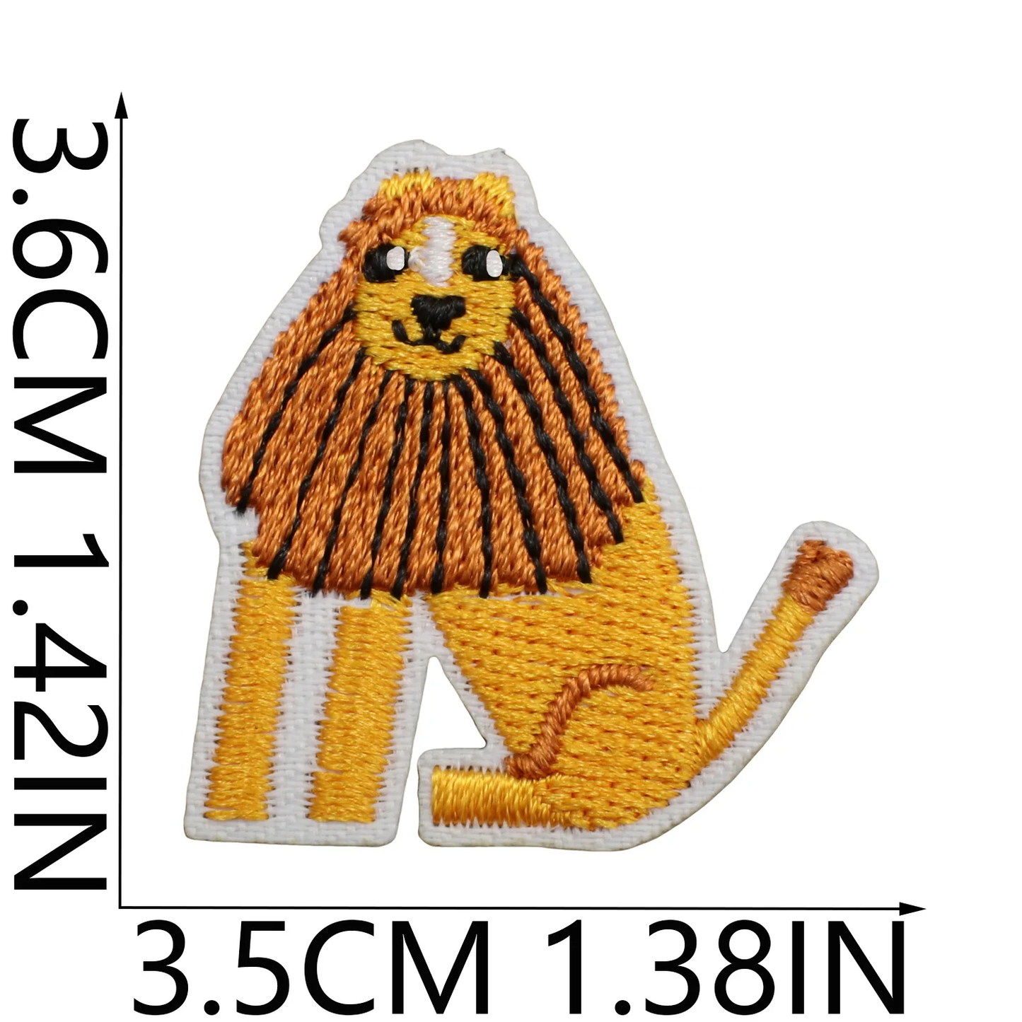 Animal Jungle Embroidered Iron-On Patch