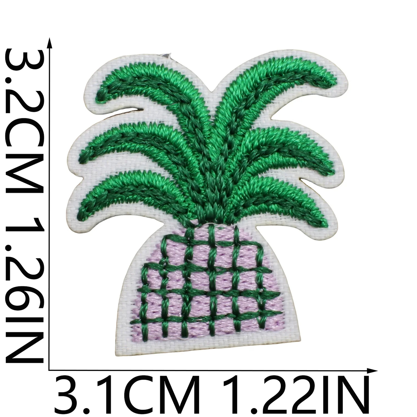 Animal Jungle Embroidered Iron-On Patch