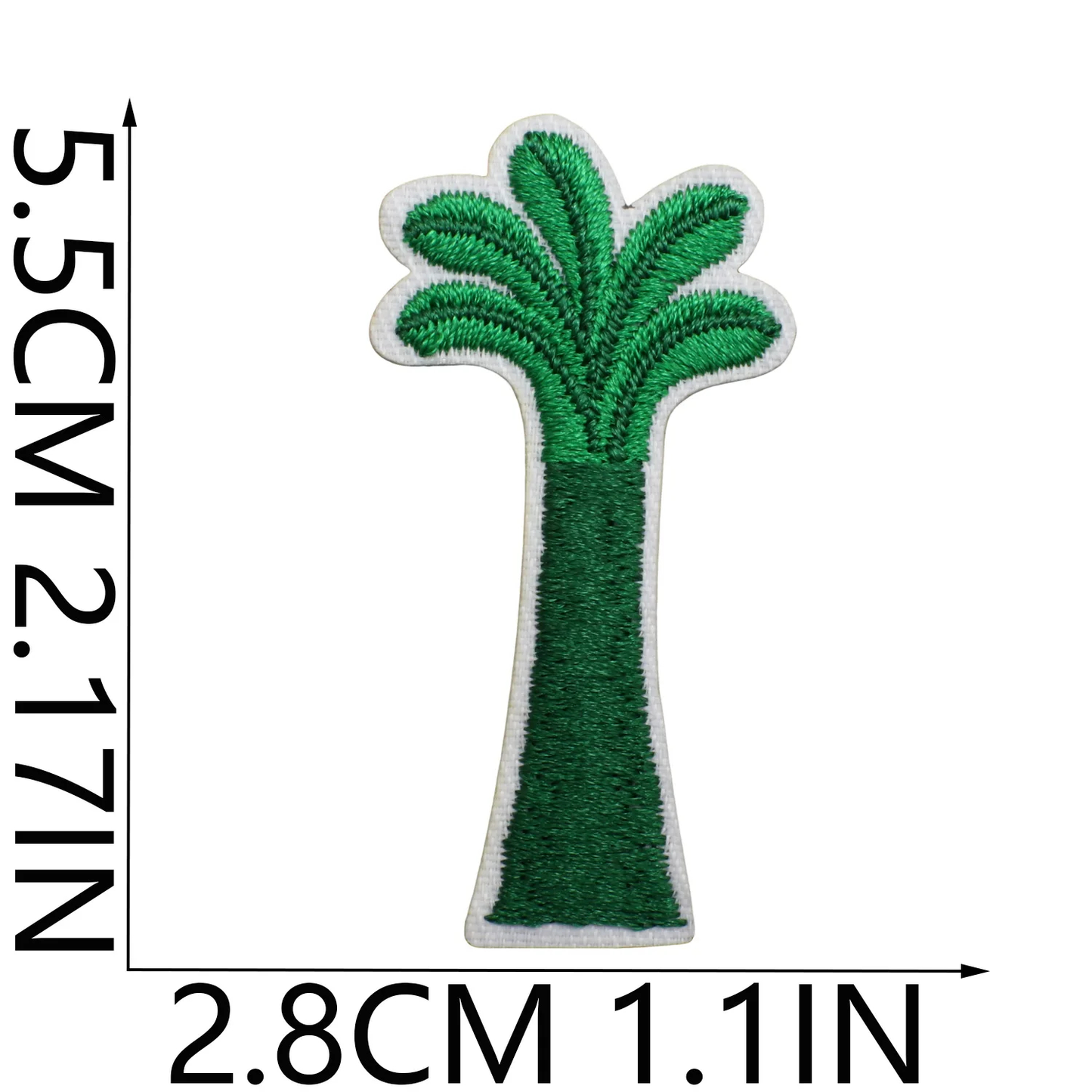 Animal Jungle Embroidered Iron-On Patch
