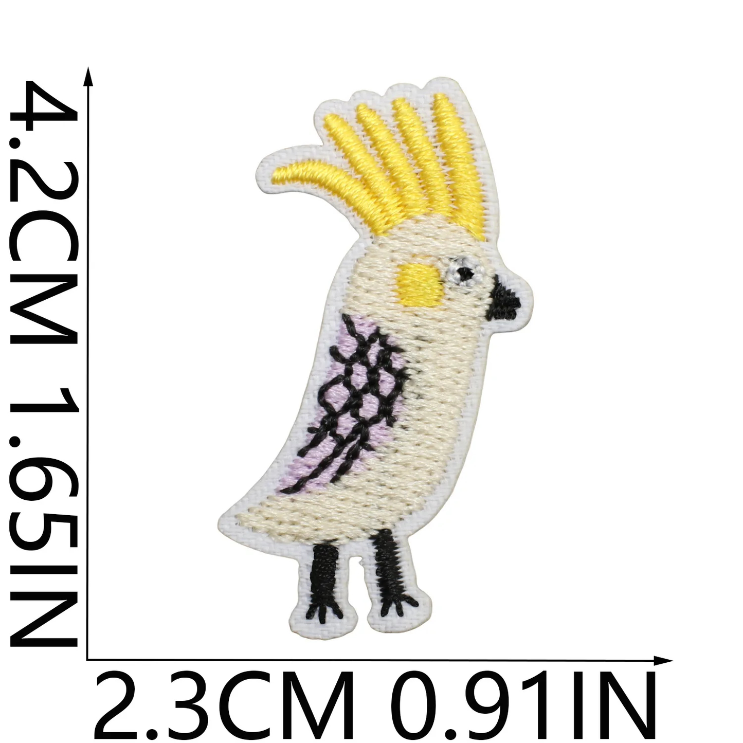 Animal Jungle Embroidered Iron-On Patch