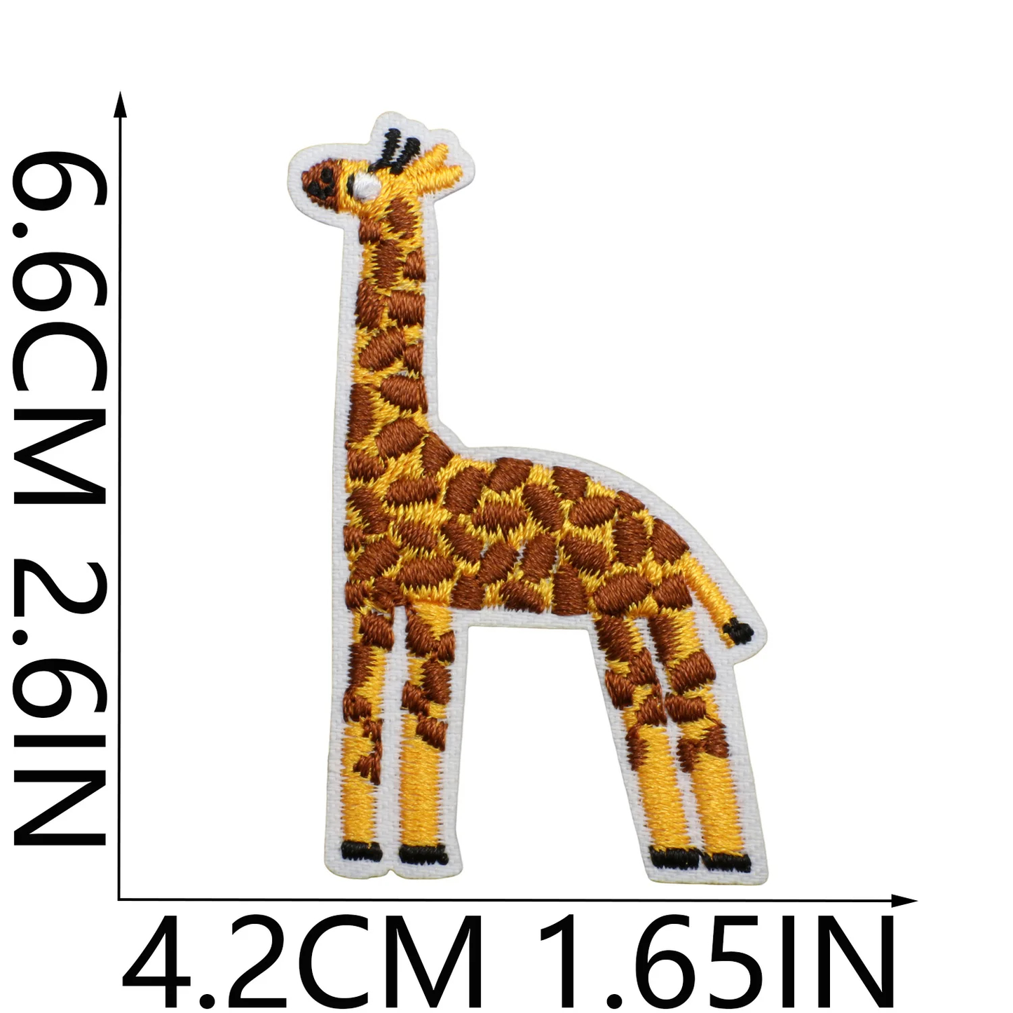 Animal Jungle Embroidered Iron-On Patch