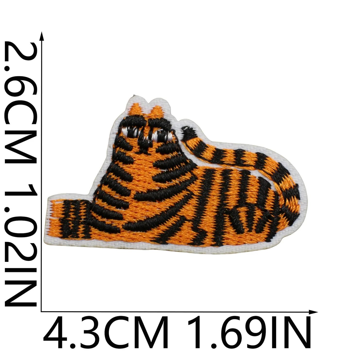 Animal Jungle Embroidered Iron-On Patch