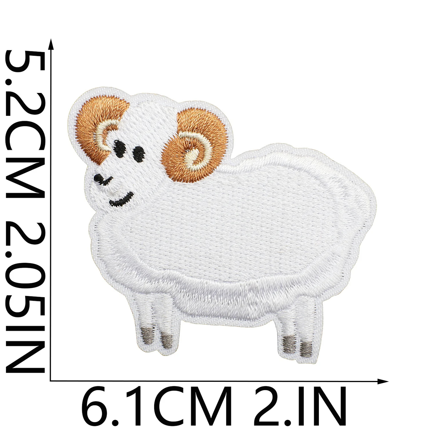 Animal Jungle Embroidered Iron-On Patch