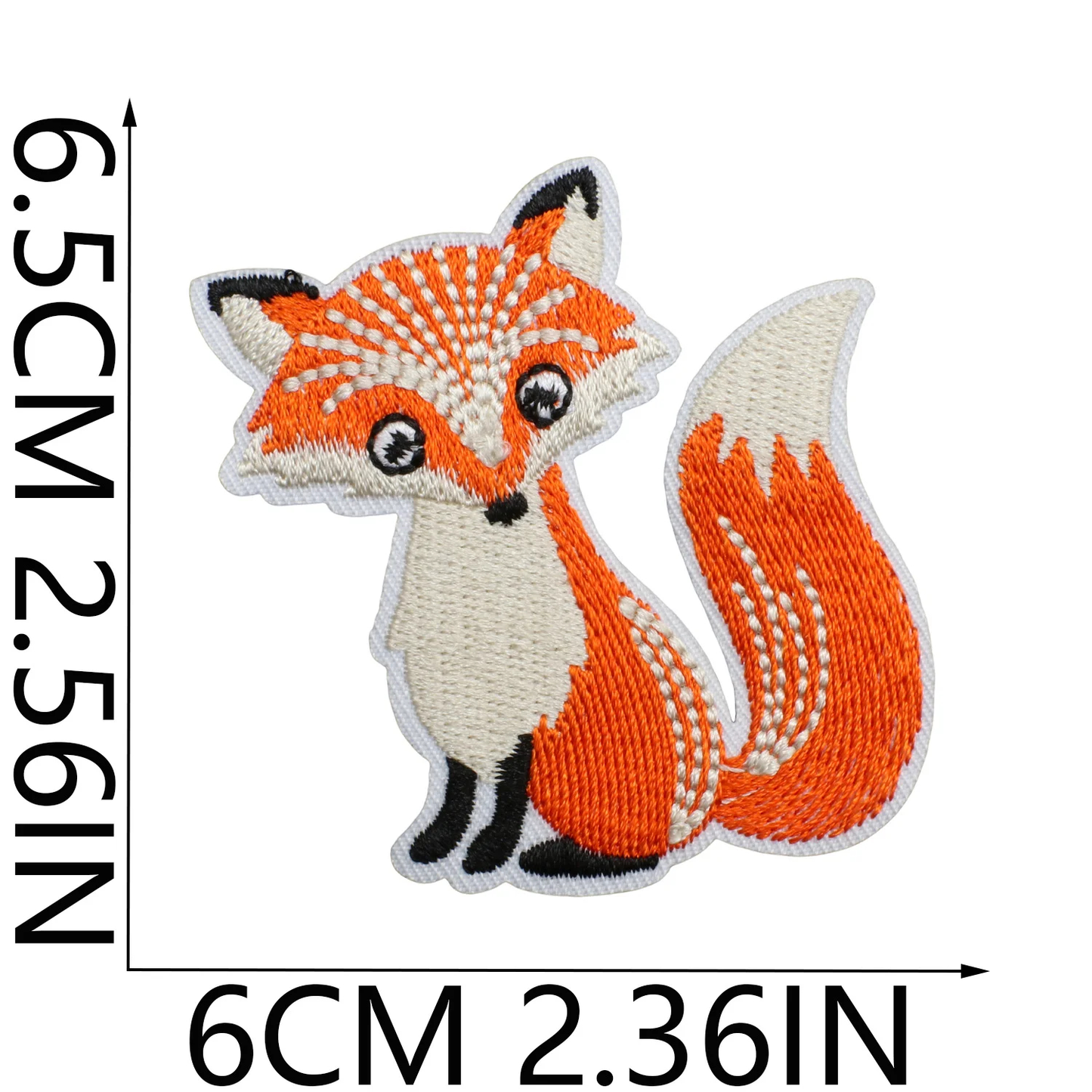 Animal Jungle Embroidered Iron-On Patch