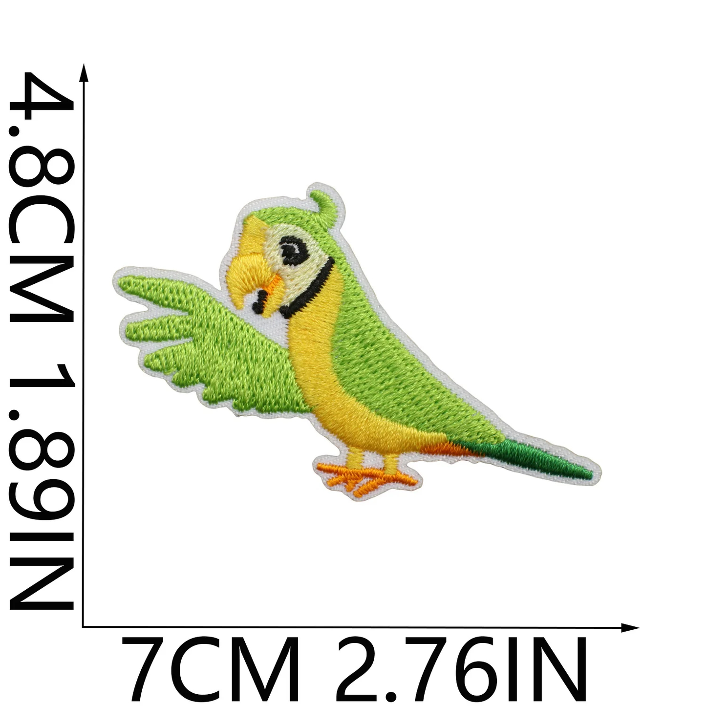 Animal Jungle Embroidered Iron-On Patch