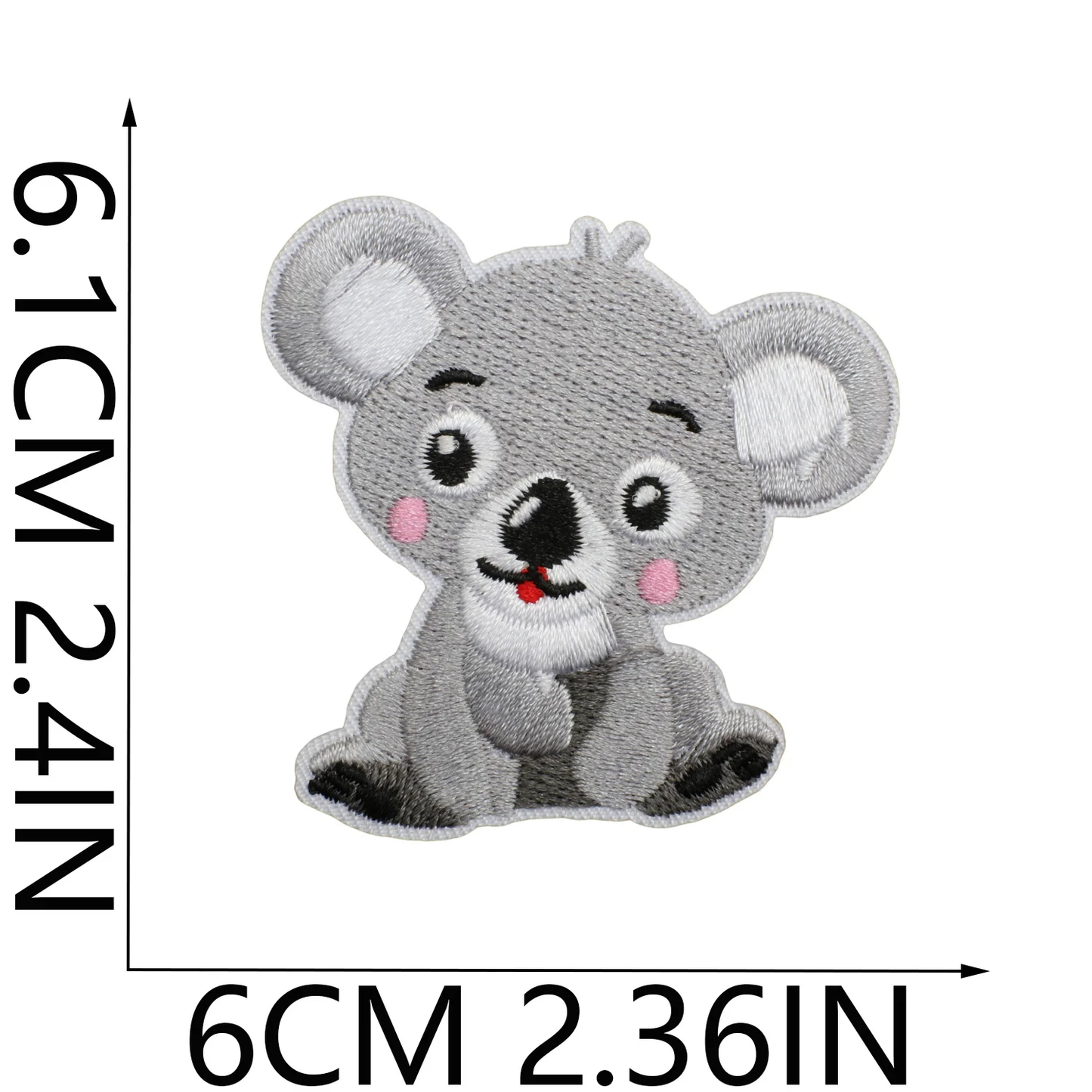 Animal Jungle Embroidered Iron-On Patch