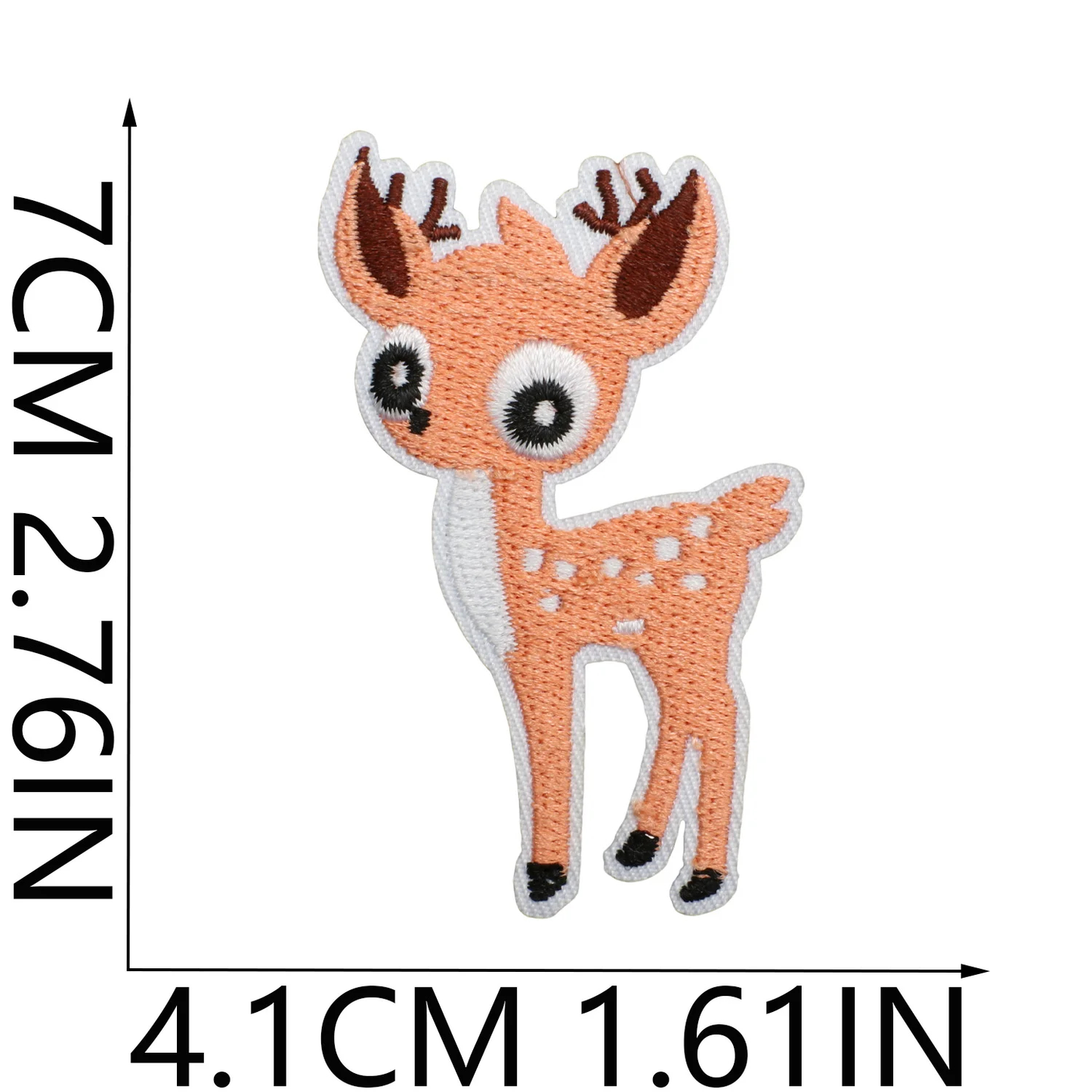 Animal Jungle Embroidered Iron-On Patch