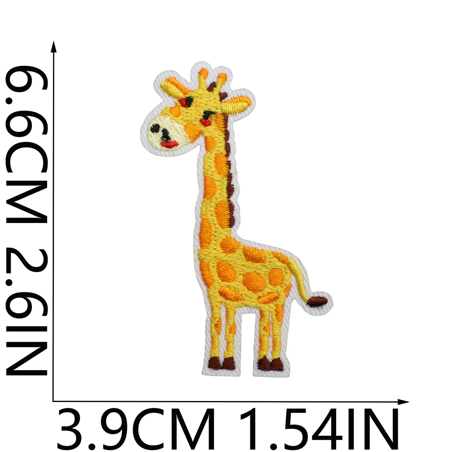 Animal Jungle Embroidered Iron-On Patch
