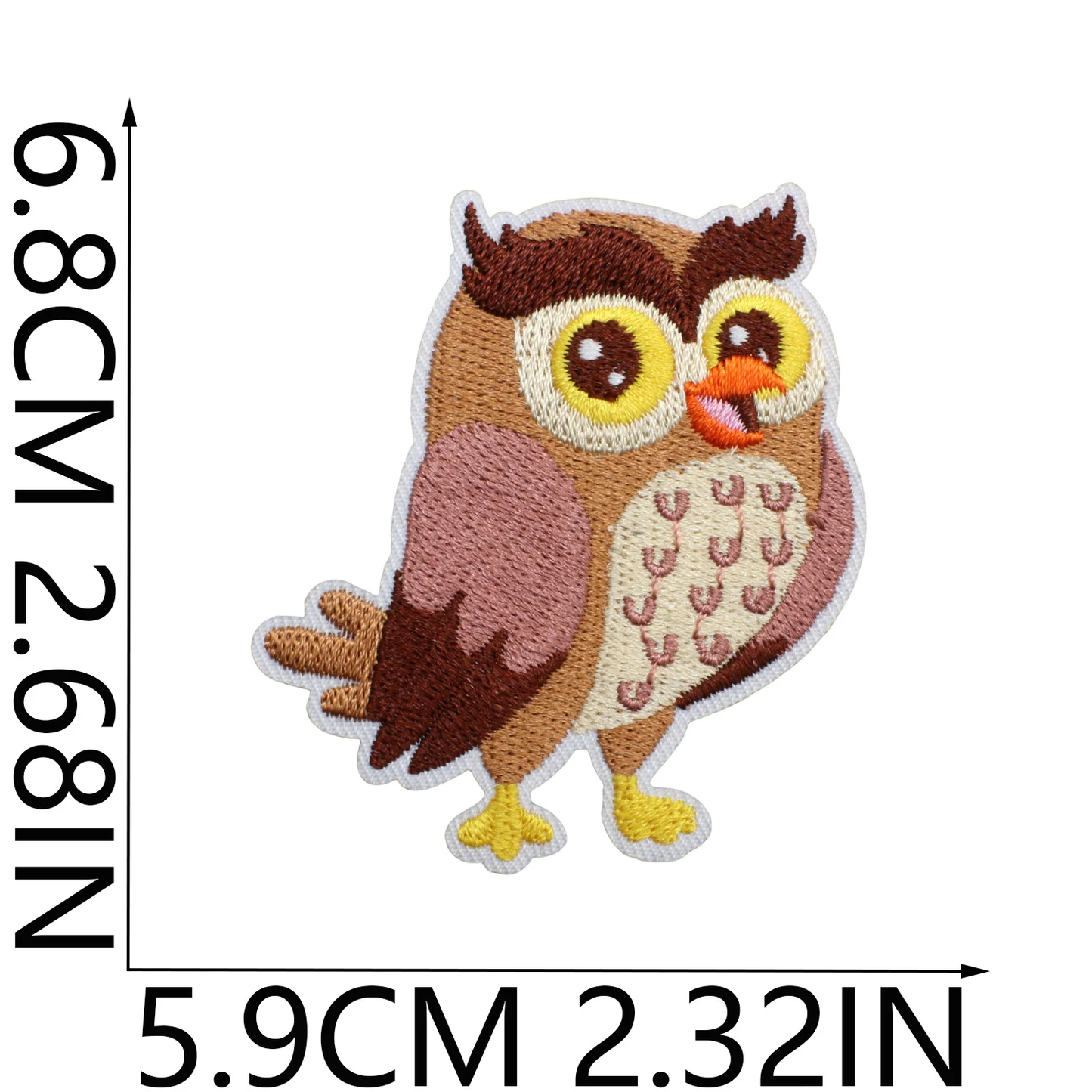 Animal Jungle Embroidered Iron-On Patch