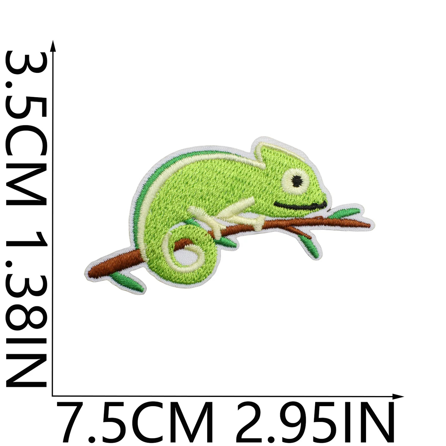 Animal Jungle Embroidered Iron-On Patch
