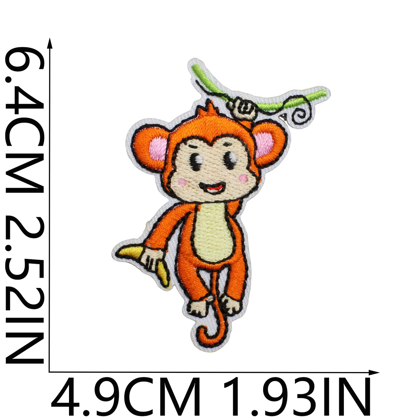 Animal Jungle Embroidered Iron-On Patch