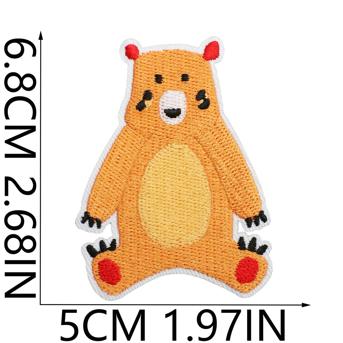 Animal Jungle Embroidered Iron-On Patch