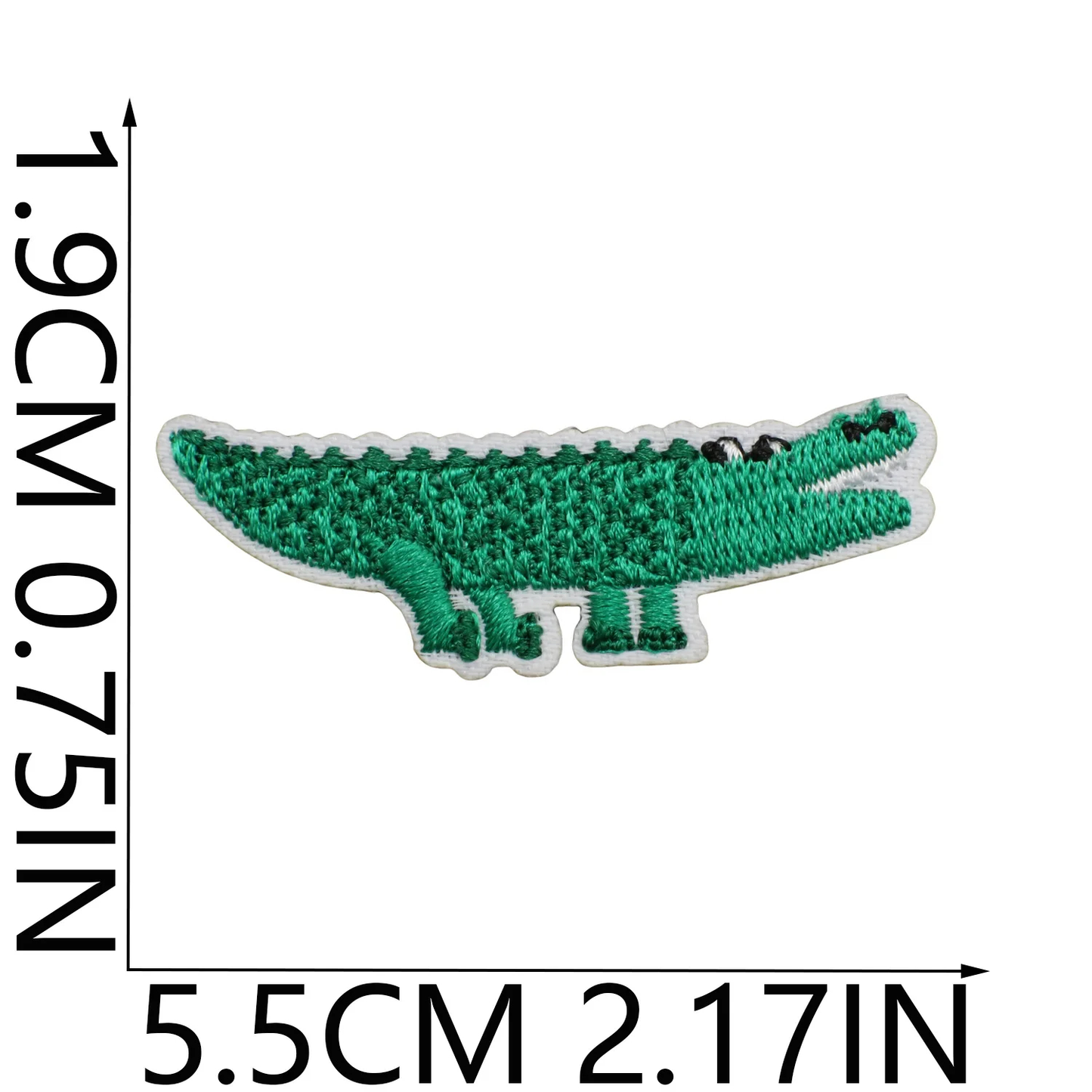 Animal Jungle Embroidered Iron-On Patch