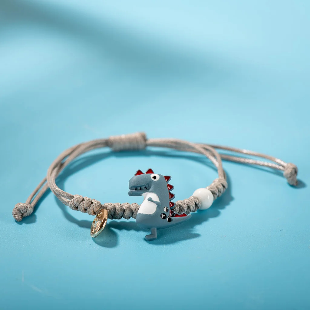 Dinosaur Charm Friendship Bracelet