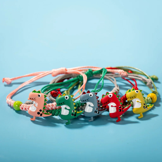 Dinosaur Charm Friendship Bracelet