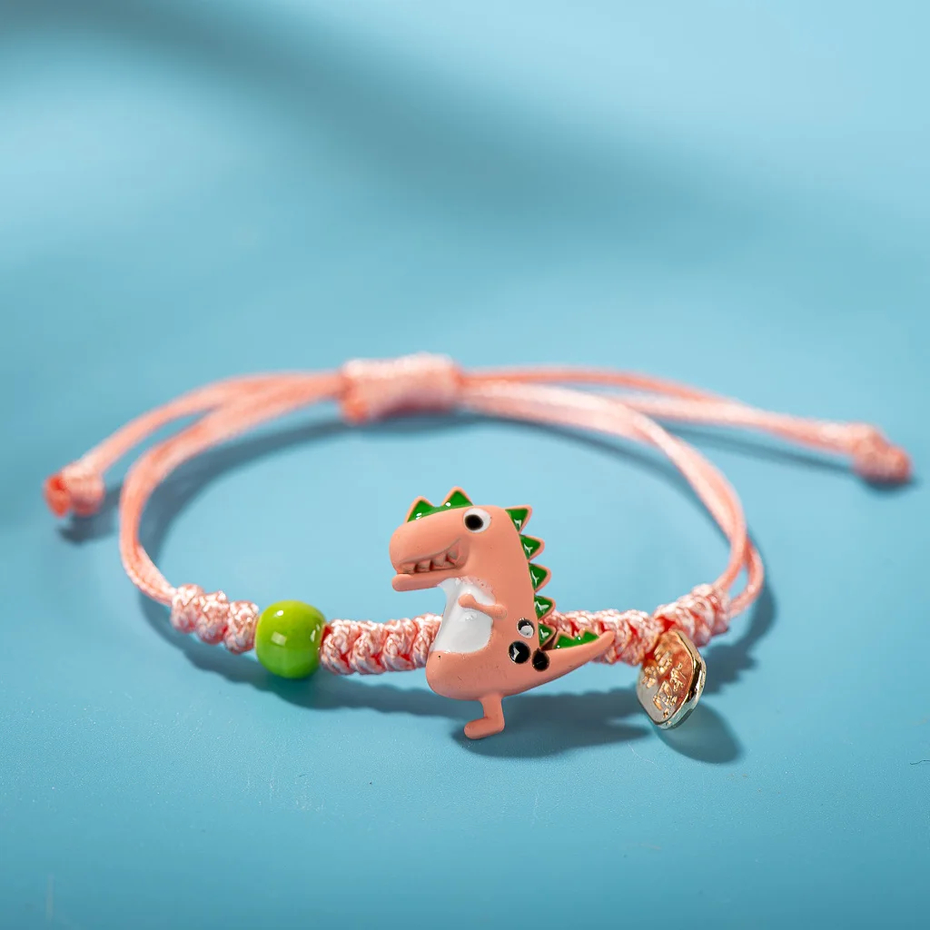 Dinosaur Charm Friendship Bracelet