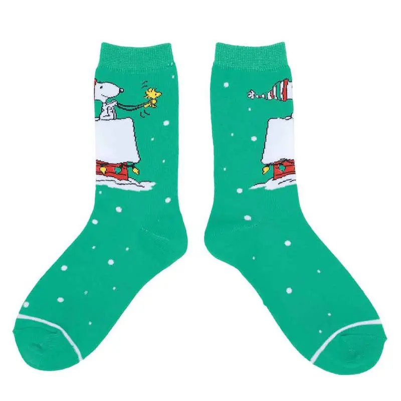 Peanuts Christmas Crew Socks