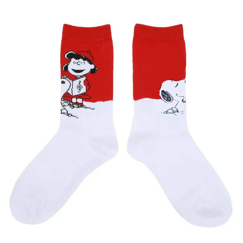 Peanuts Christmas Crew Socks