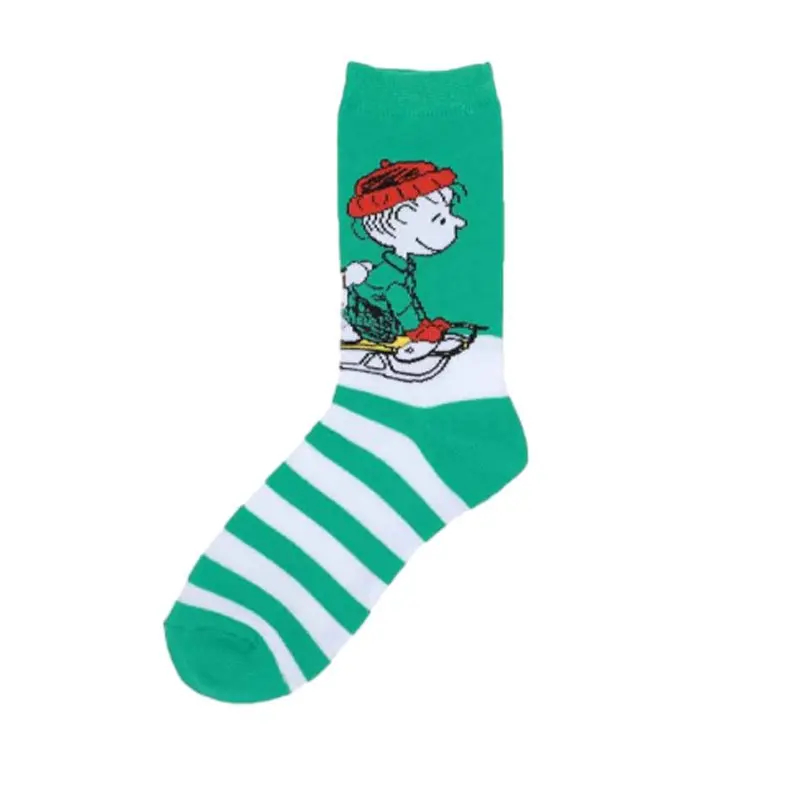 Peanuts Christmas Crew Socks