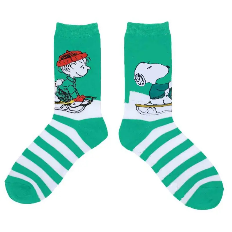 Peanuts Christmas Crew Socks