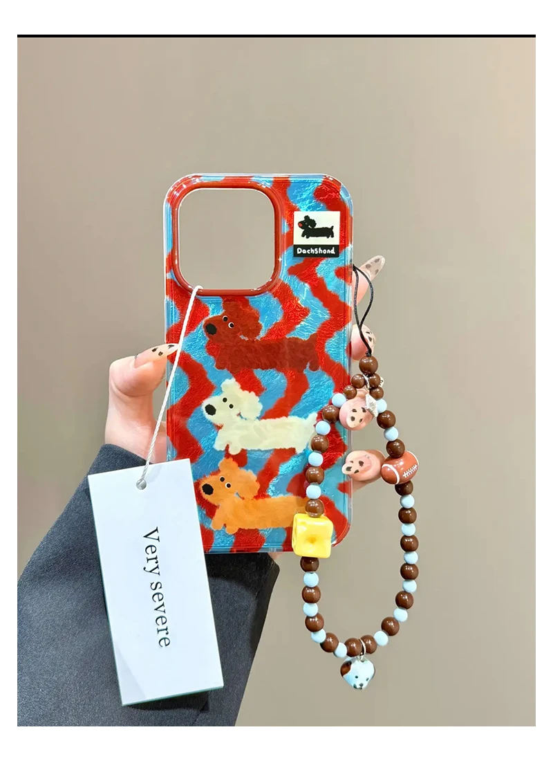 Dachshund Friends iPhone Case