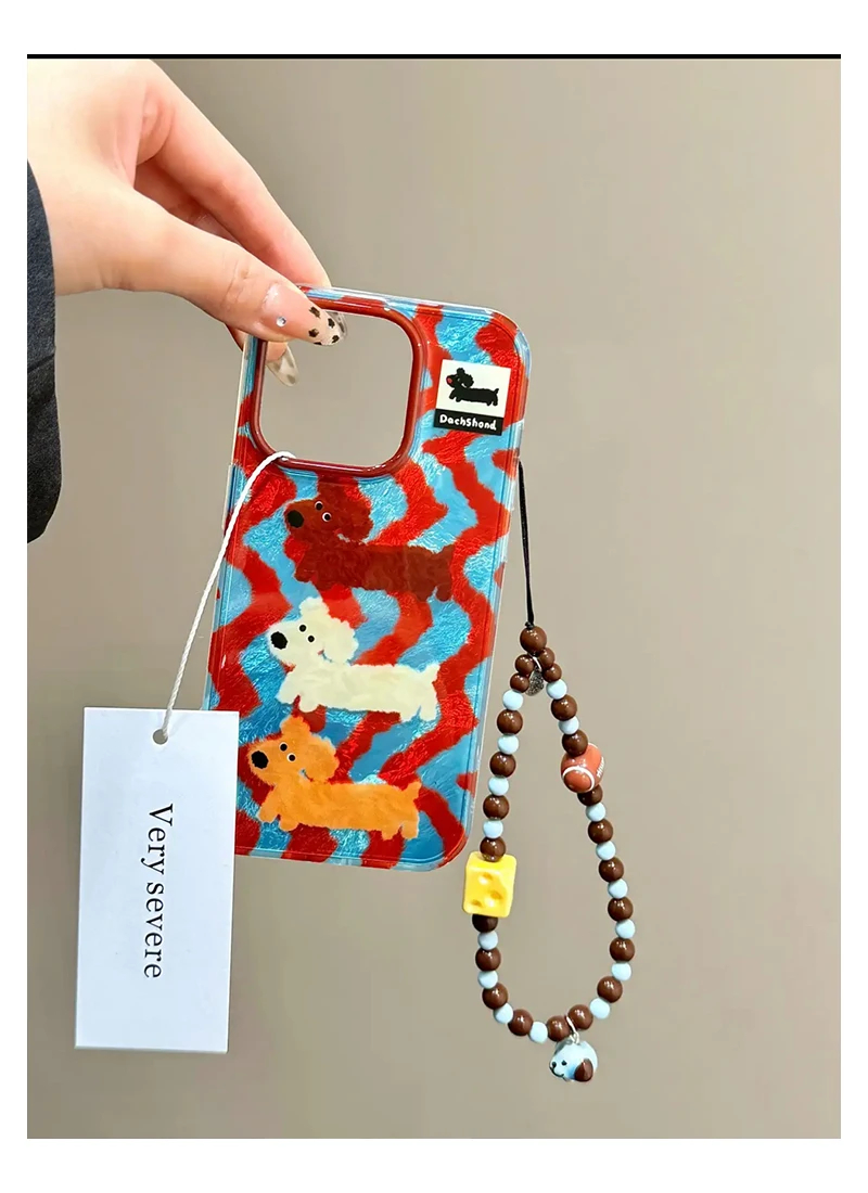Dachshund Friends iPhone Case