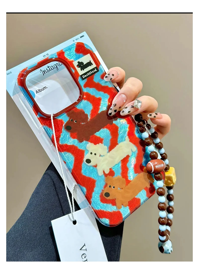 Dachshund Friends iPhone Case