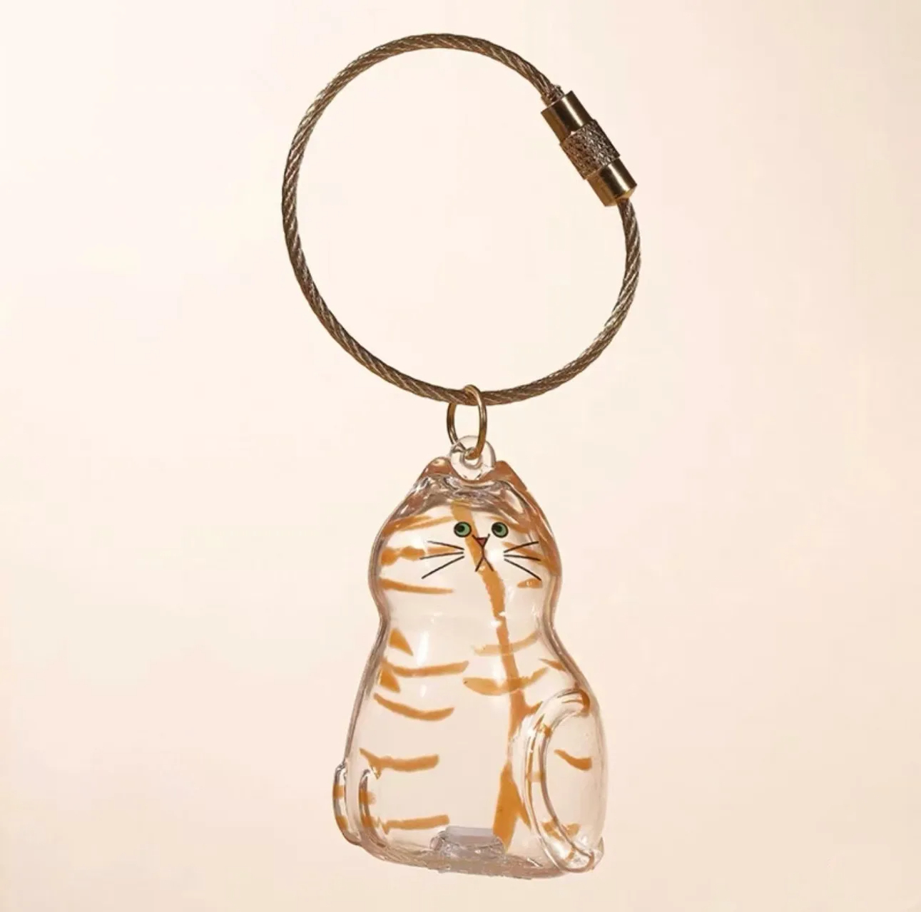 Kitty Cat Fur Keeper Keychain