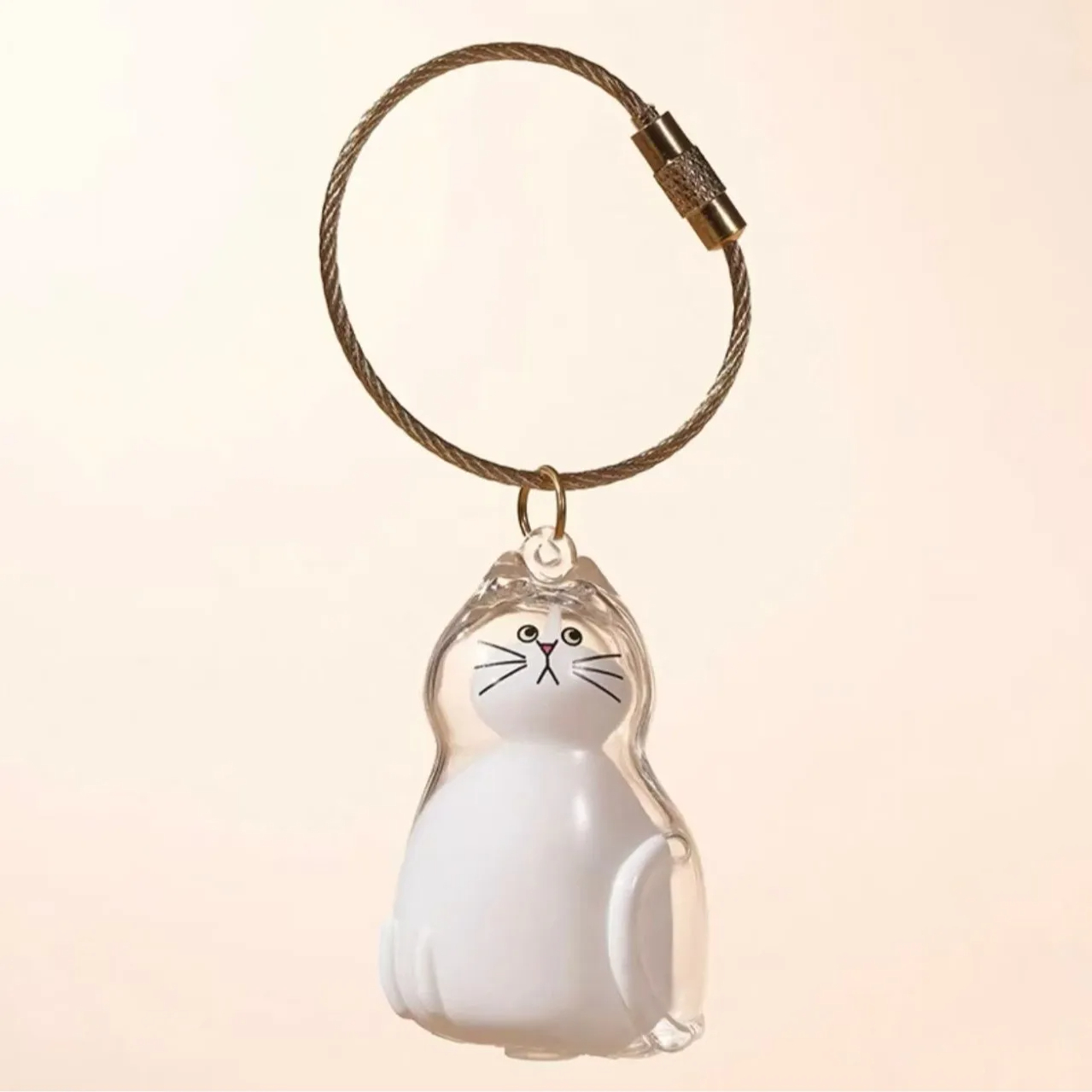 Kitty Cat Fur Keeper Keychain