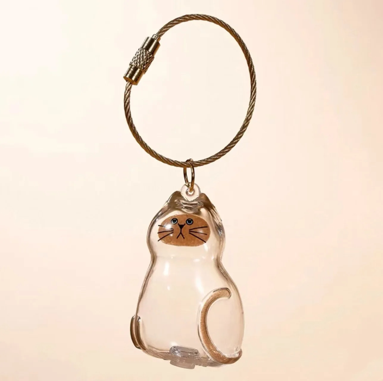 Kitty Cat Fur Keeper Keychain