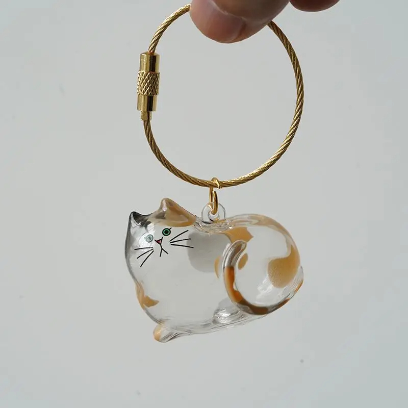 Kitty Cat Fur Keeper Keychain