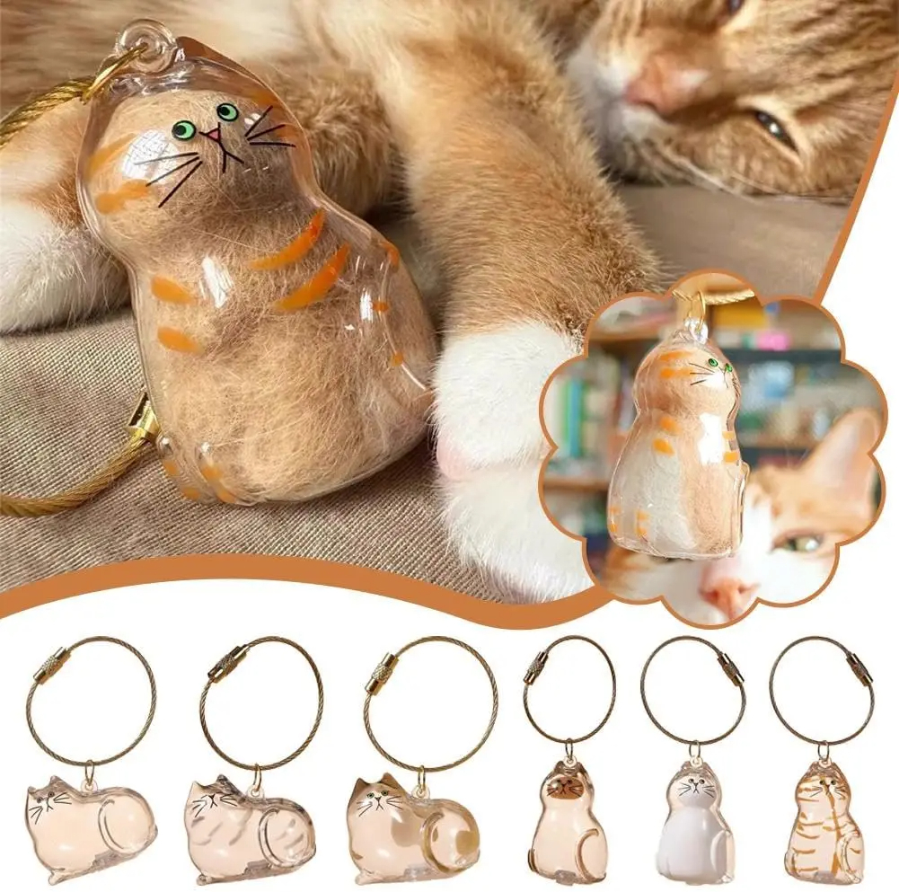 Kitty Cat Fur Keeper Keychain