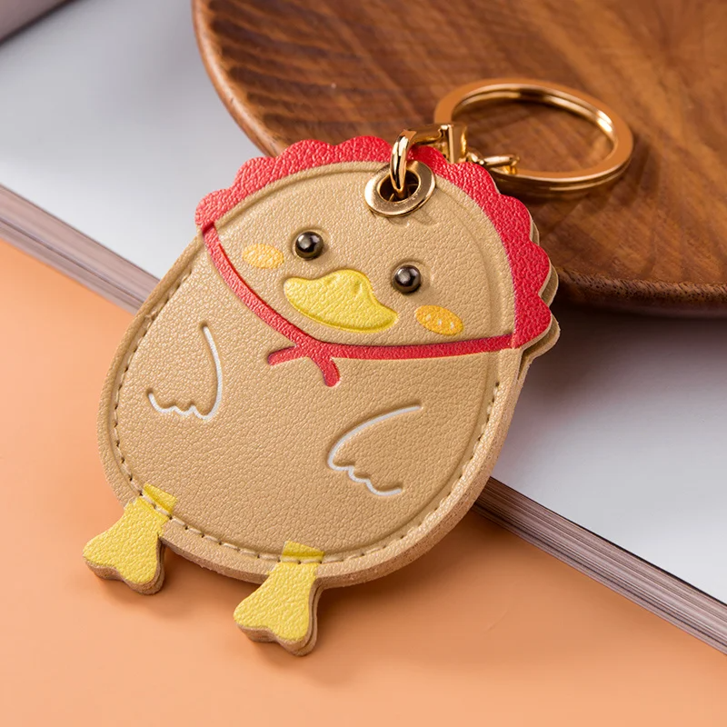 Bonnet Duckling Keychain with AirTag Pouch (4 Colours)