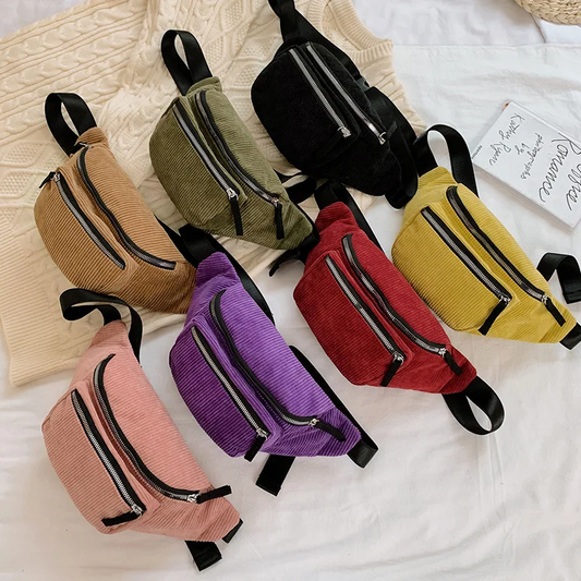 Corduroy Bum Bag (7 Colours)