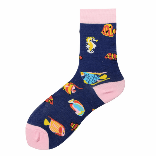 Aquarium Ankle Socks - Ice Cream Cake