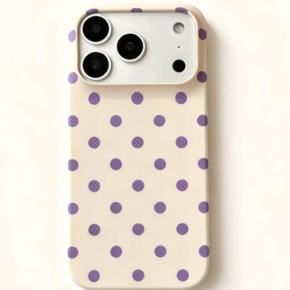 Polka Dot iPhone Case (7 Colours) - Ice Cream Cake