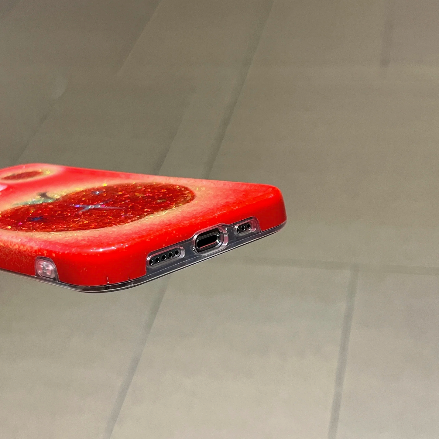 Glitter Apple iPhone Case