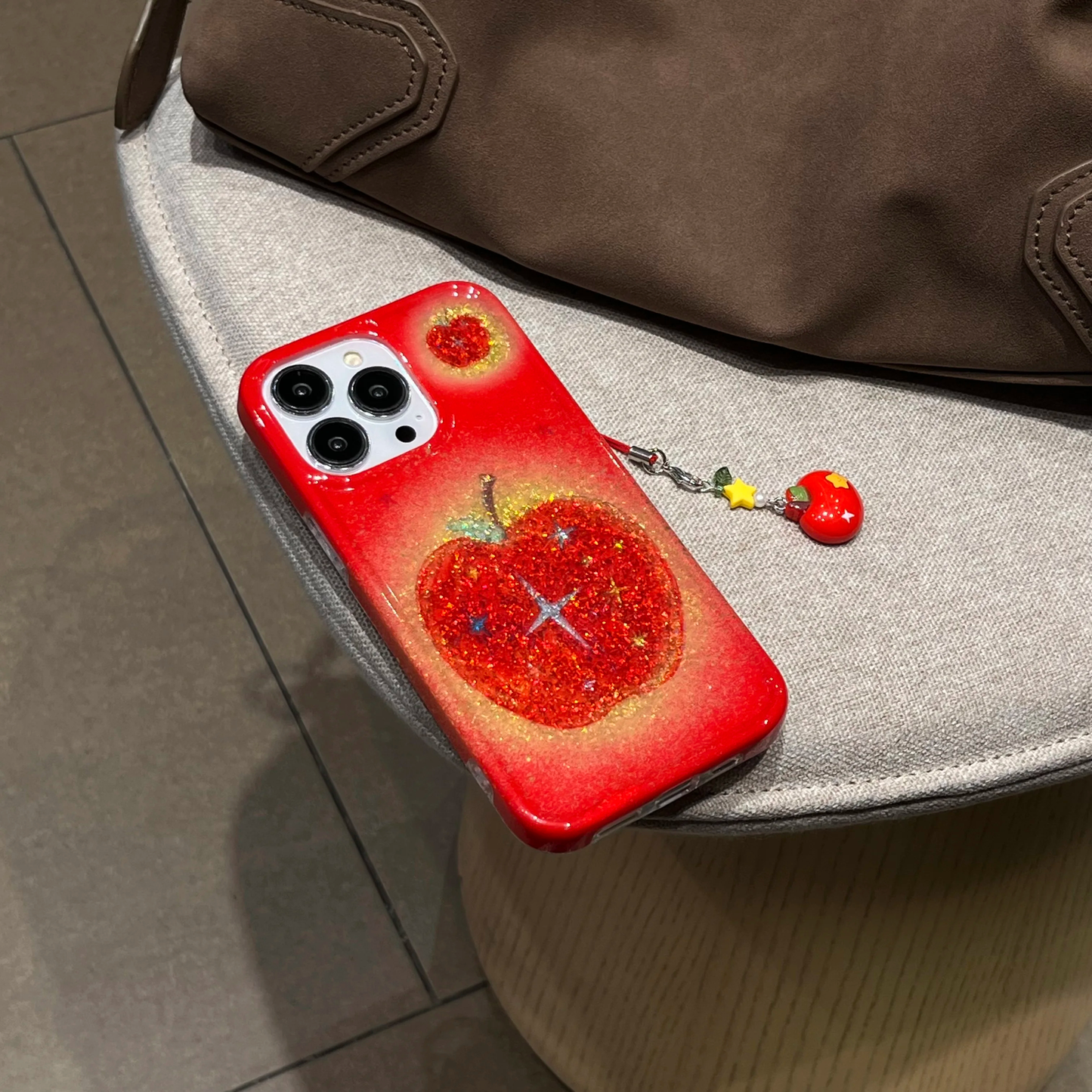 Glitter Apple iPhone Case