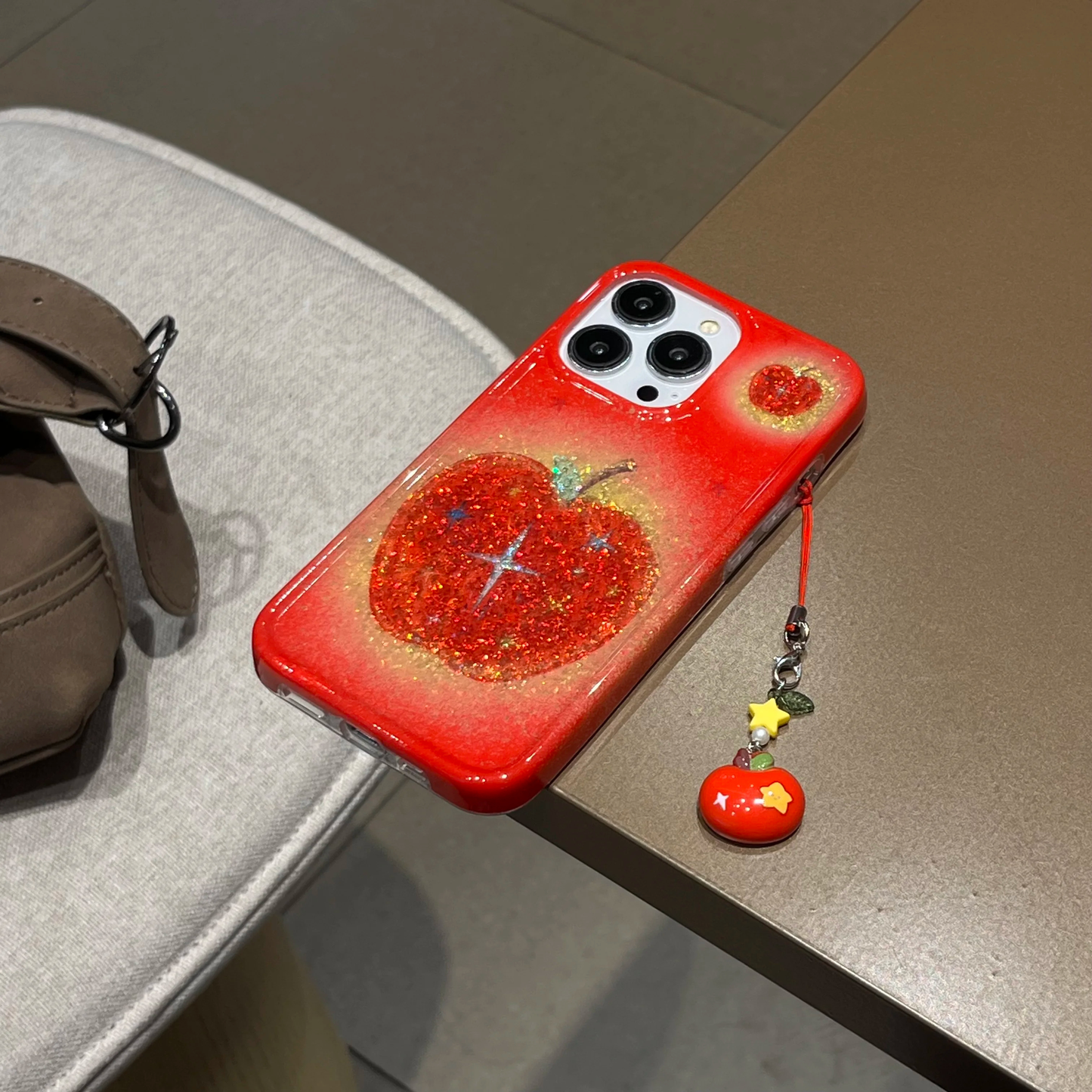 Glitter Apple iPhone Case