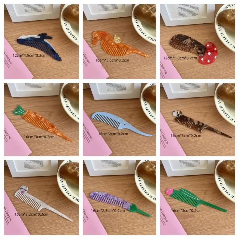 Acrylic Animal Hair Comb
