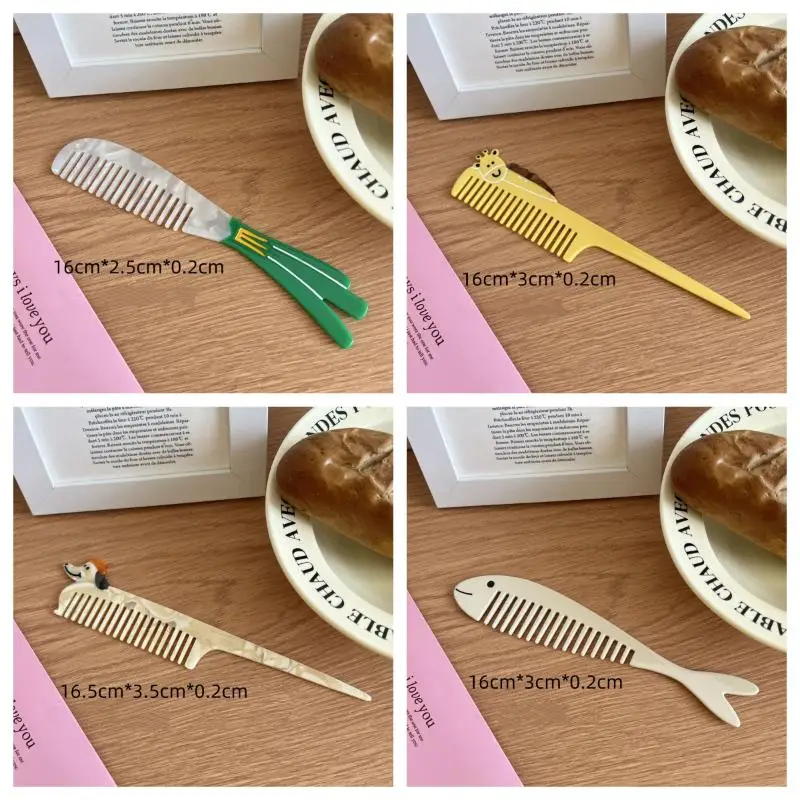 Acrylic Animal Hair Comb