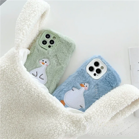 Fluffy Duck iPhone Case (2 Designs)